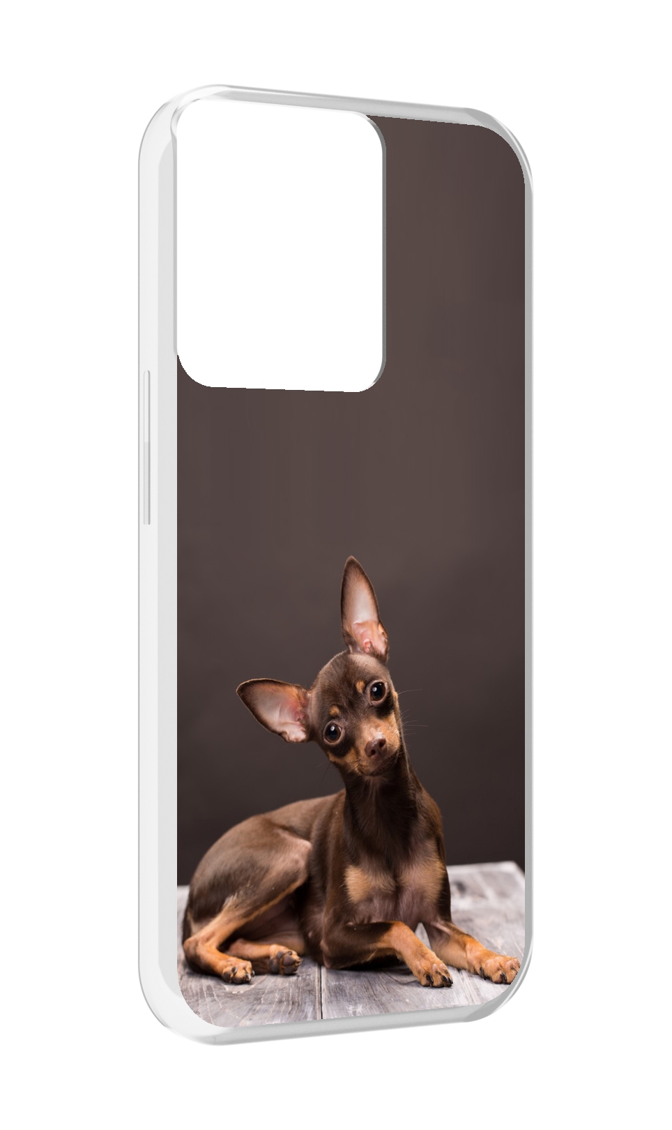 

Чехол MyPads тои терьер для OPPO Reno 8, Прозрачный, Tocco