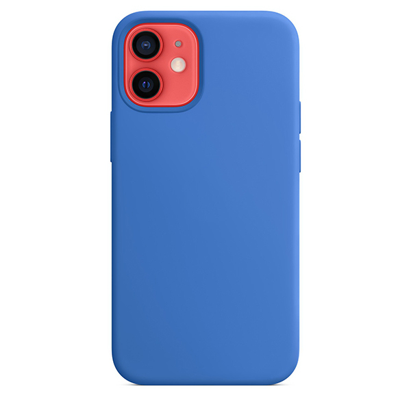 

Чехол Silicon Case with MagSafe и Анимация цвета для iPhone 12 Pro Max 6.7 (11), синий Кап