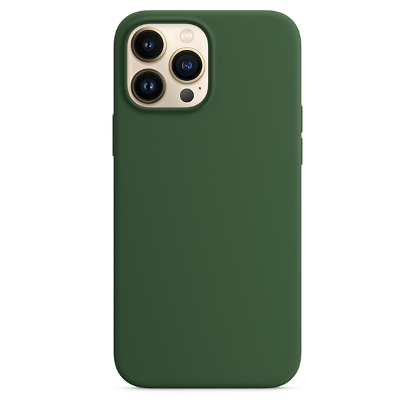 

Чехол Silicon Case with MagSafe и Анимация цвета для iPhone 13 Pro 6.1 (5), зеленый клевер