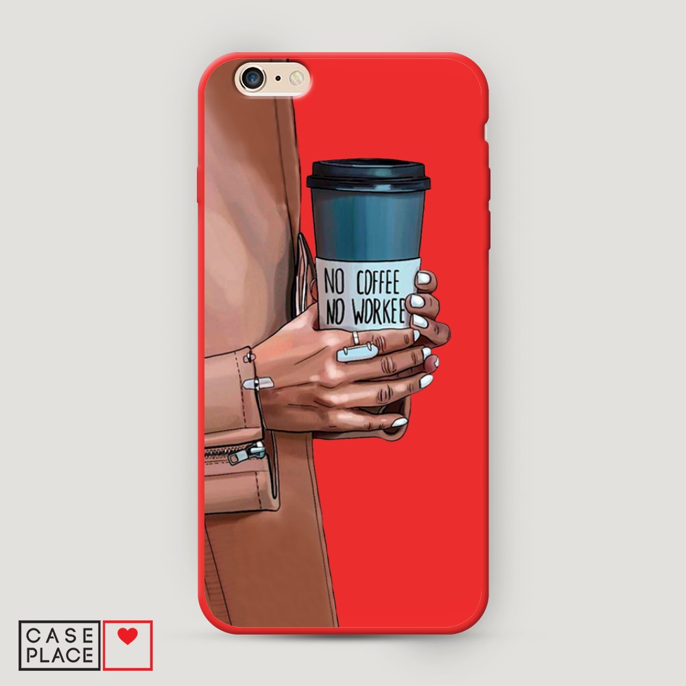 

Чехол Awog на Apple iPhone 6 Plus / Айфон 6 Plus "No coffee", Разноцветный, 10553-1