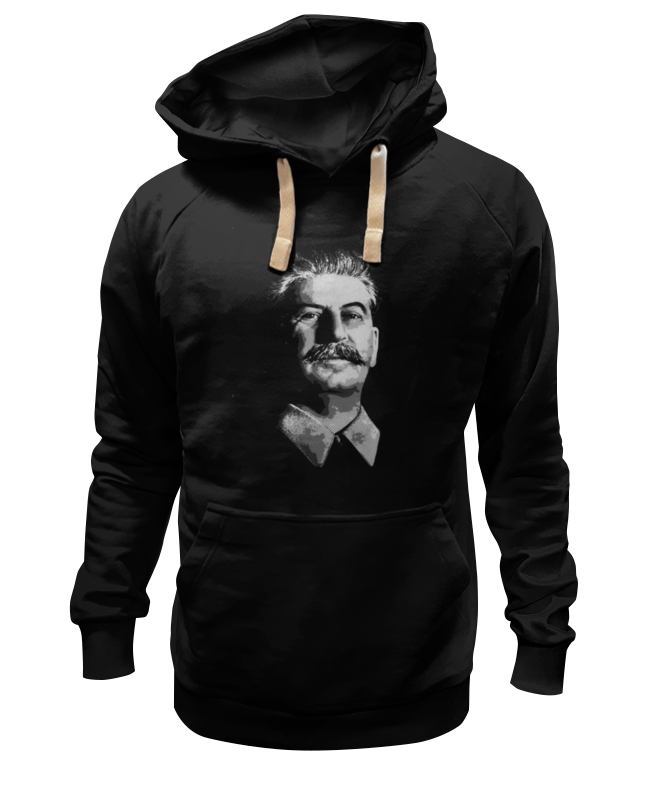 

Худи унисекс Printio Сталин черное 2XL, Черный, Сталин