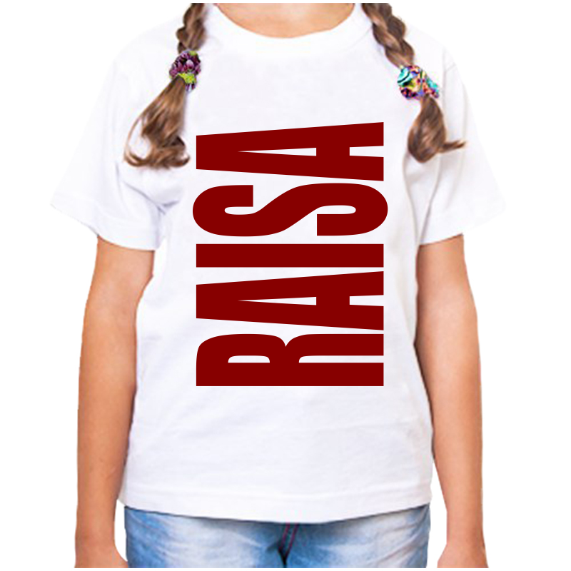 

Футболка девочке белая 32 р-р раиса, Белый, fdd_raisa