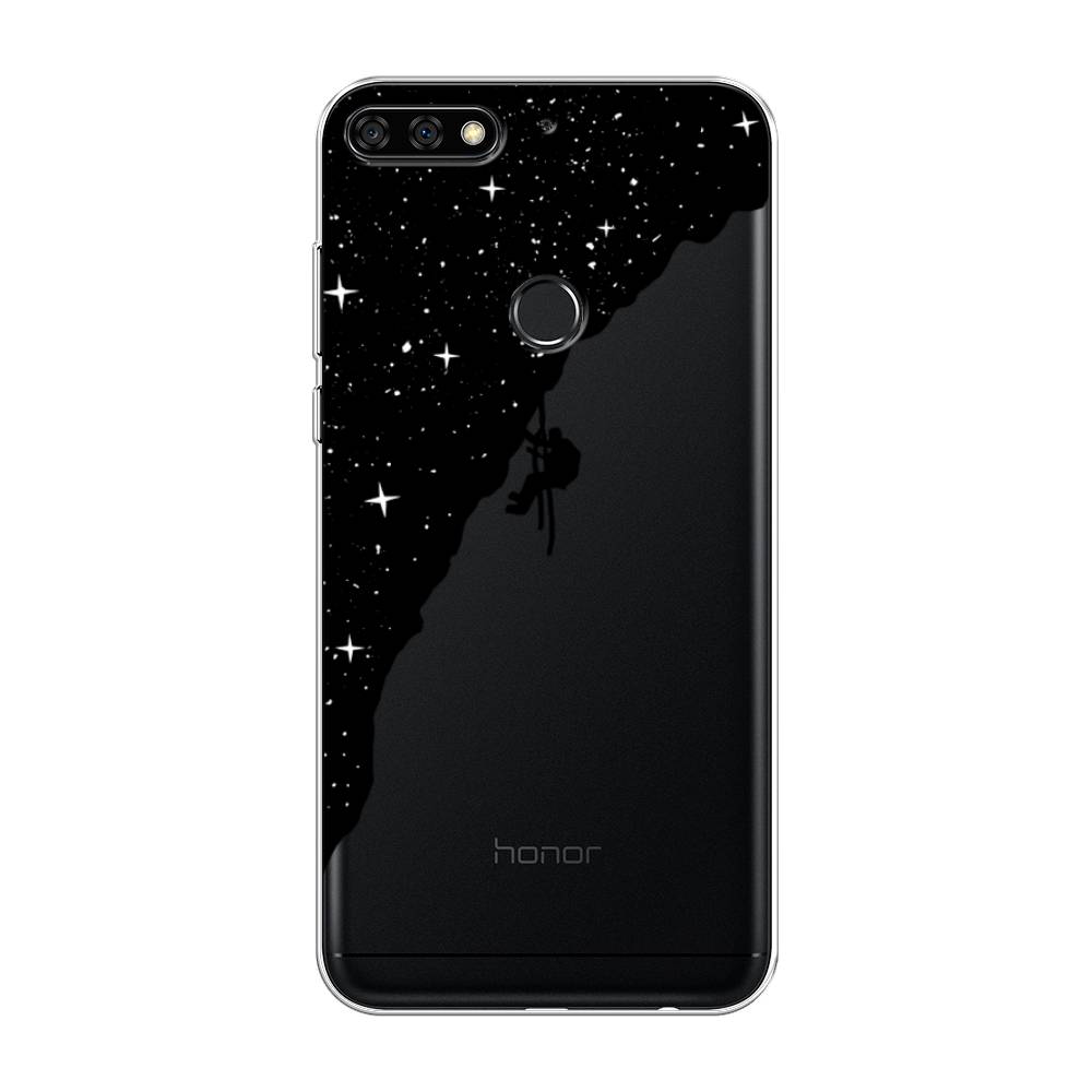 

Чехол Awog на Honor 7C Pro "Скалолаз в космосе", Черный;белый;бежевый, 65550-4