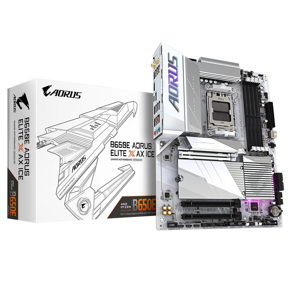 Материнская плата GIGABYTE B650E AORUS ELITE X ICE