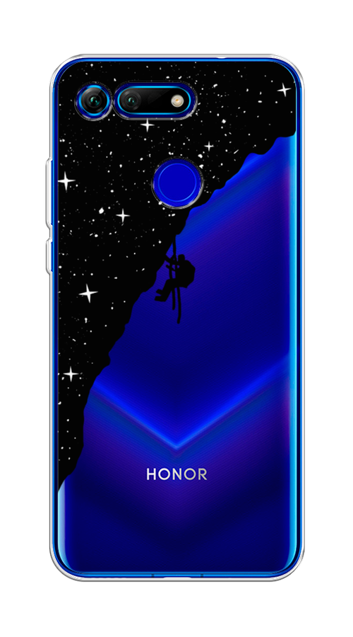 

Чехол Awog на Honor V20 (View 20) "Скалолаз в космосе", Черный;белый;бежевый, 67350-4