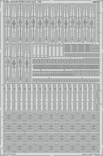 фото Фототравление eduard 32432 lancaster b mk. i крепления бомб