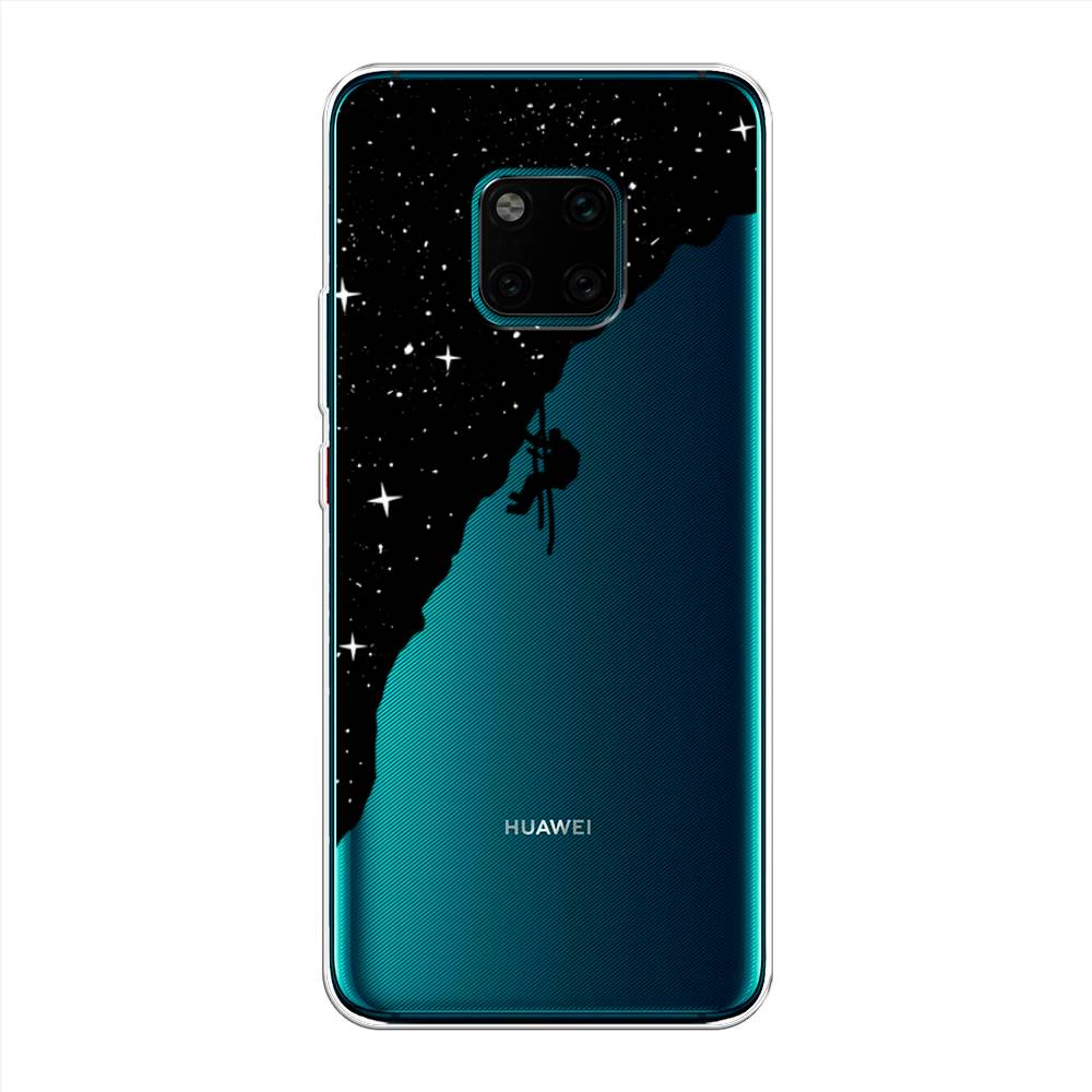 

Чехол Awog на Huawei Mate 20 Pro "Скалолаз в космосе", Черный;белый;бежевый, 67050-4