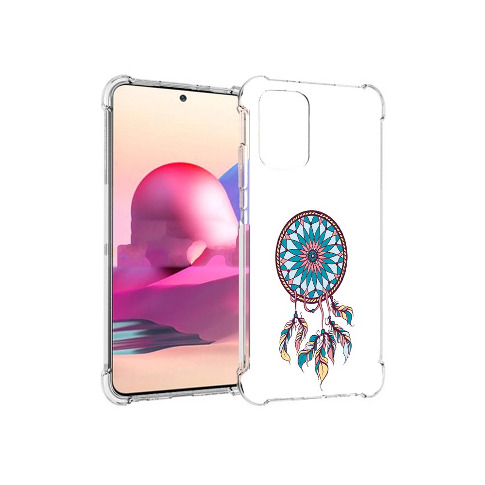 

Чехол MyPads Tocco для Xiaomi Redmi Note 10S ловец снов синий (PT158704.257.443), Прозрачный, Tocco