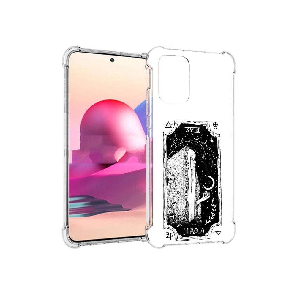 

Чехол MyPads Tocco для Xiaomi Redmi Note 10S лунная магия (PT158704.257.447), Прозрачный, Tocco