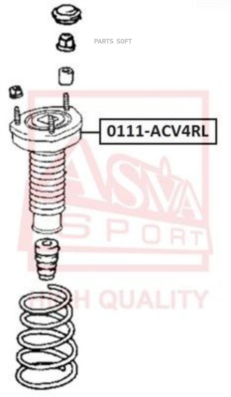 

ASVA 0111-ACV4RL Опора амортизатора 1шт