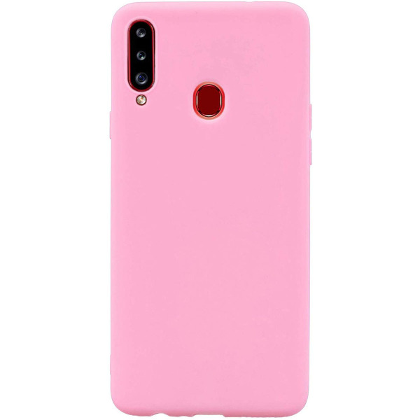 

Силиконовый чехол для Samsung Galaxy A20S TPU 1мм Розовый матовый, для Samsung Galaxy A20S 1мм Розовый матовый