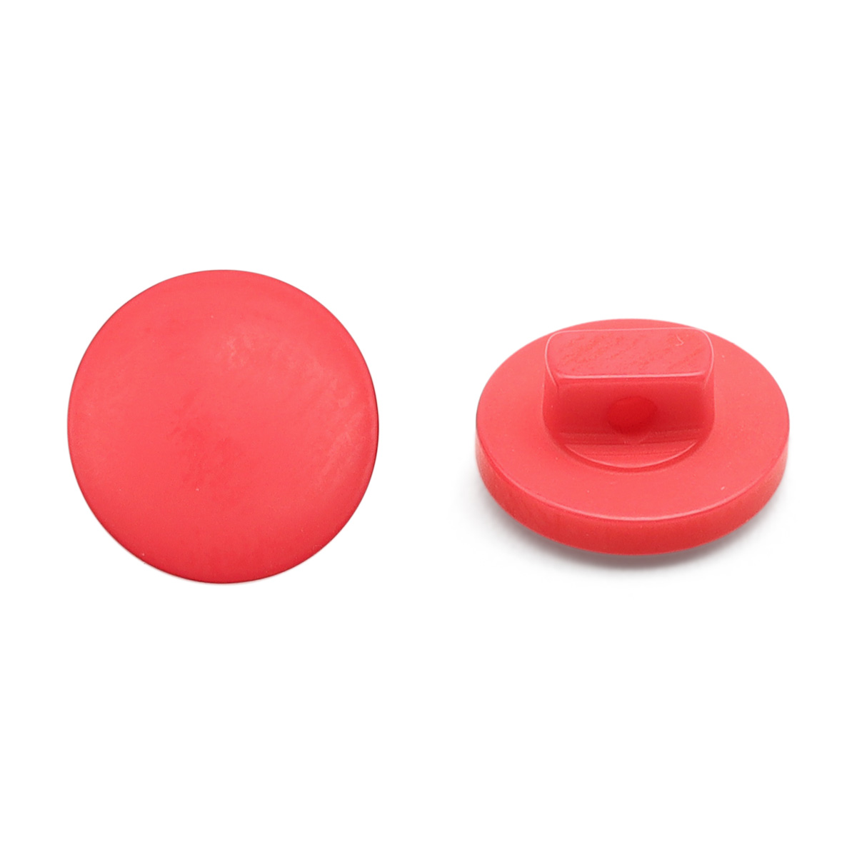 

NE68 Пуговица 16L (10мм) на ножке, пластик (Coral (коралловый)) 72 шт