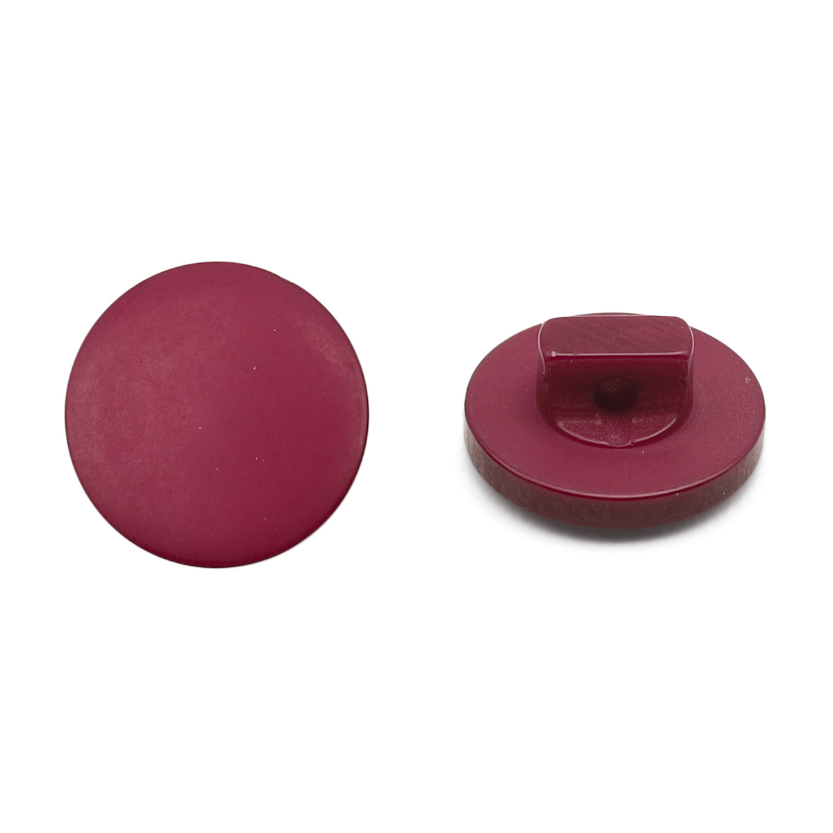 

NE68 Пуговица 18L (11мм) на ножке, пластик (Bordo (бордовый)) 72 шт