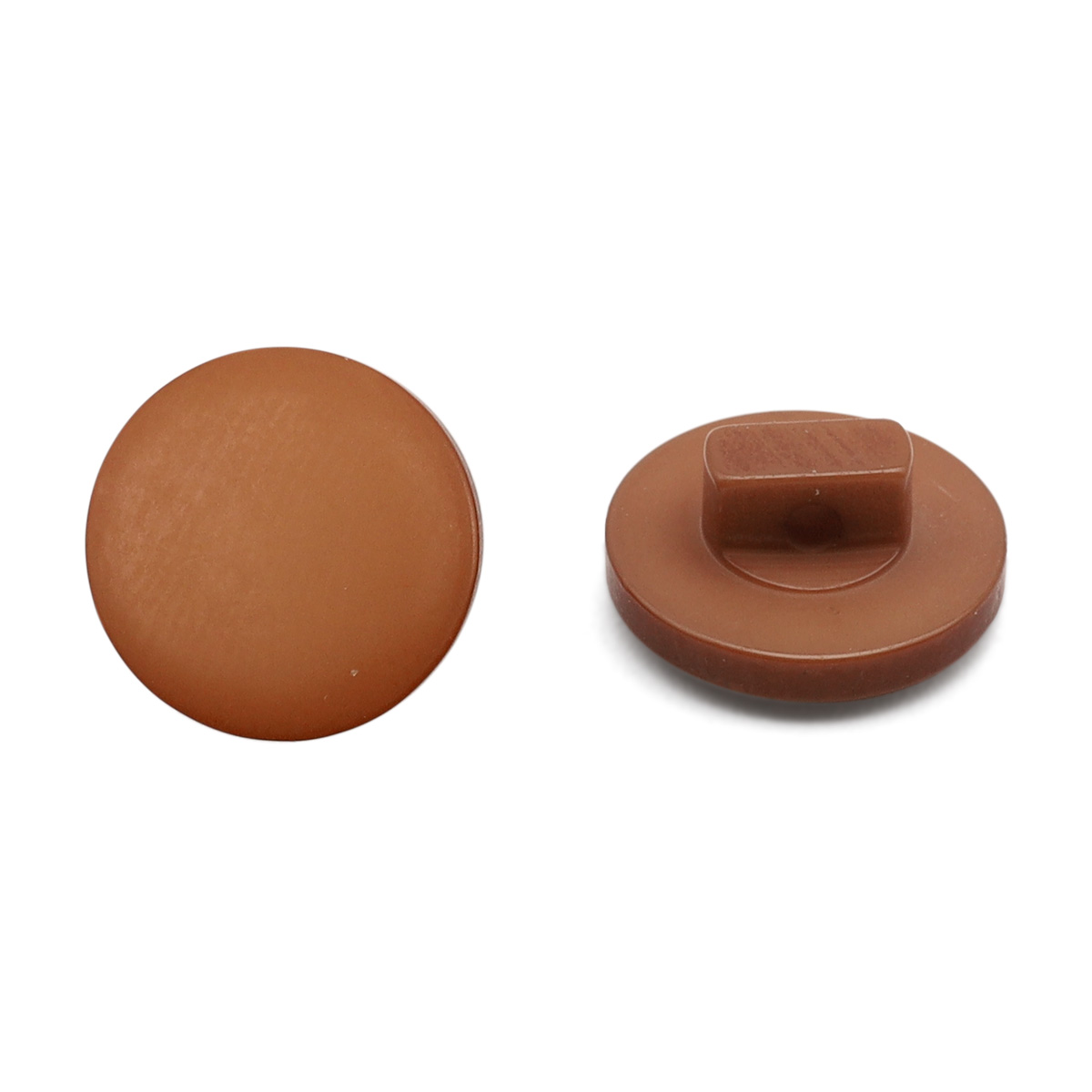 

NE68 Пуговица 18L (11мм) на ножке, пластик (Brown (коричневый)) 72 шт