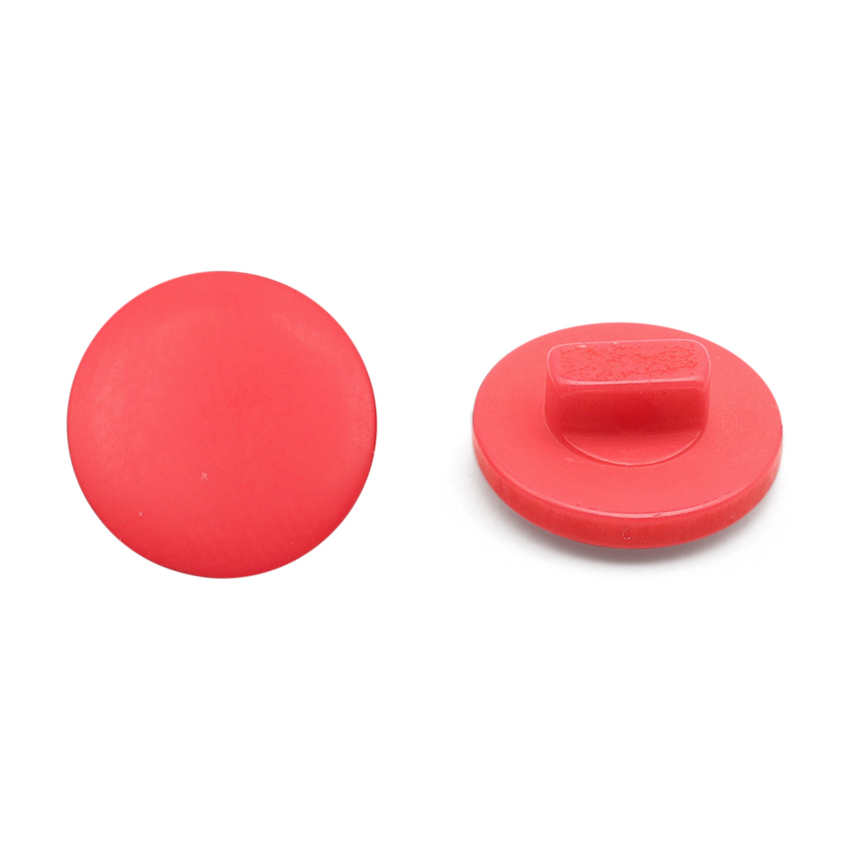 

NE68 Пуговица 18L (11мм) на ножке, пластик (Coral (коралловый)) 72 шт