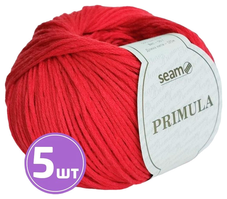 

Пряжа SEAM PRIMULA (1048), карм, 5 шт. по 50 г