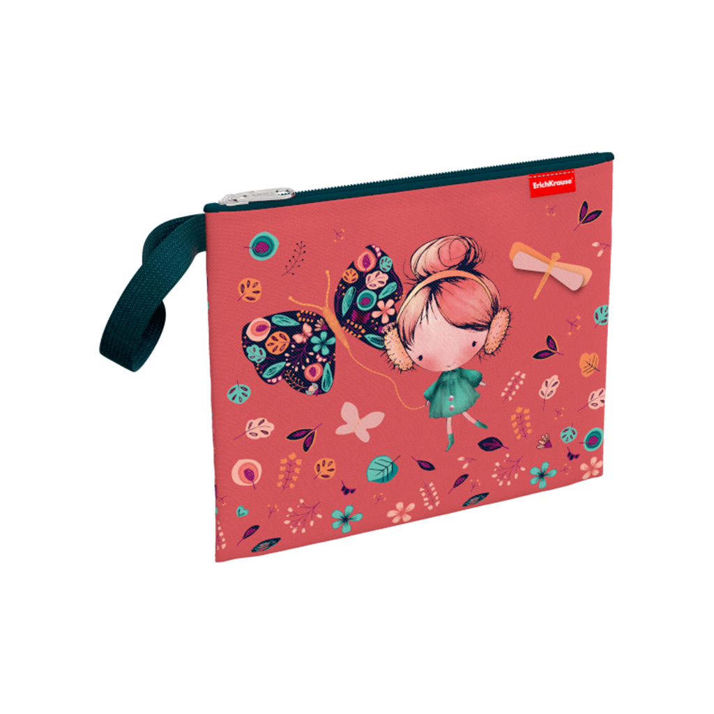 

Папка ErichKrause Autumn Walk A5+ на молнии текстиль, Оранжевый, текстиль