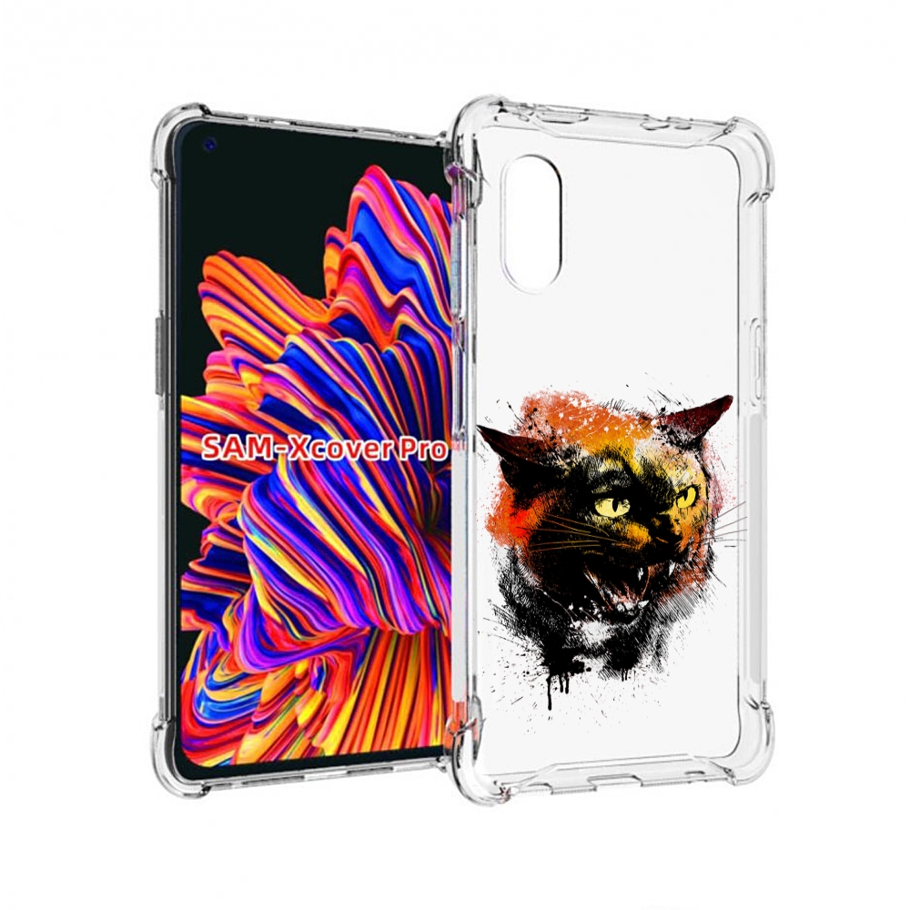 

Чехол MyPads сиамский кот для Samsung Galaxy Xcover Pro 1, Прозрачный, Tocco