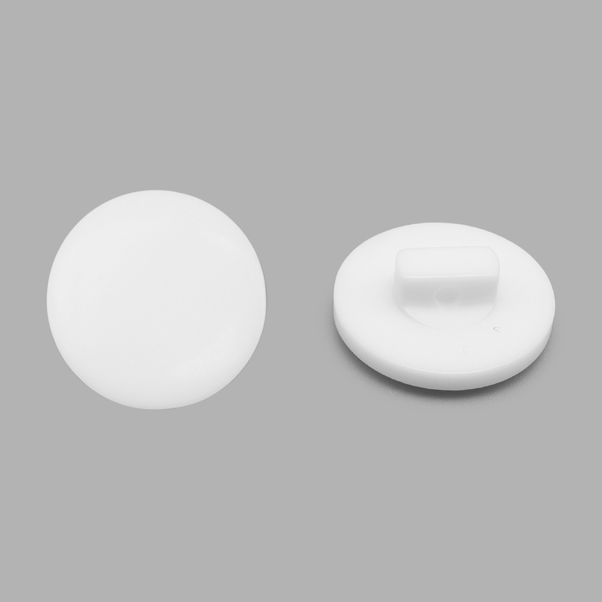 

NE68 Пуговица 24L (15мм) на ножке, пластик (White (белый)) 72 шт