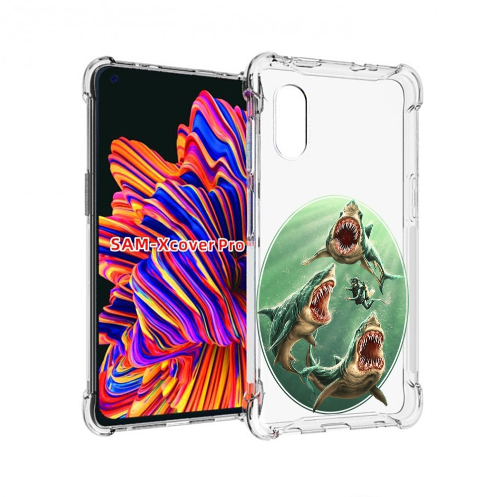 

Чехол MyPads синяя бездна для Samsung Galaxy Xcover Pro 1, Прозрачный, Tocco