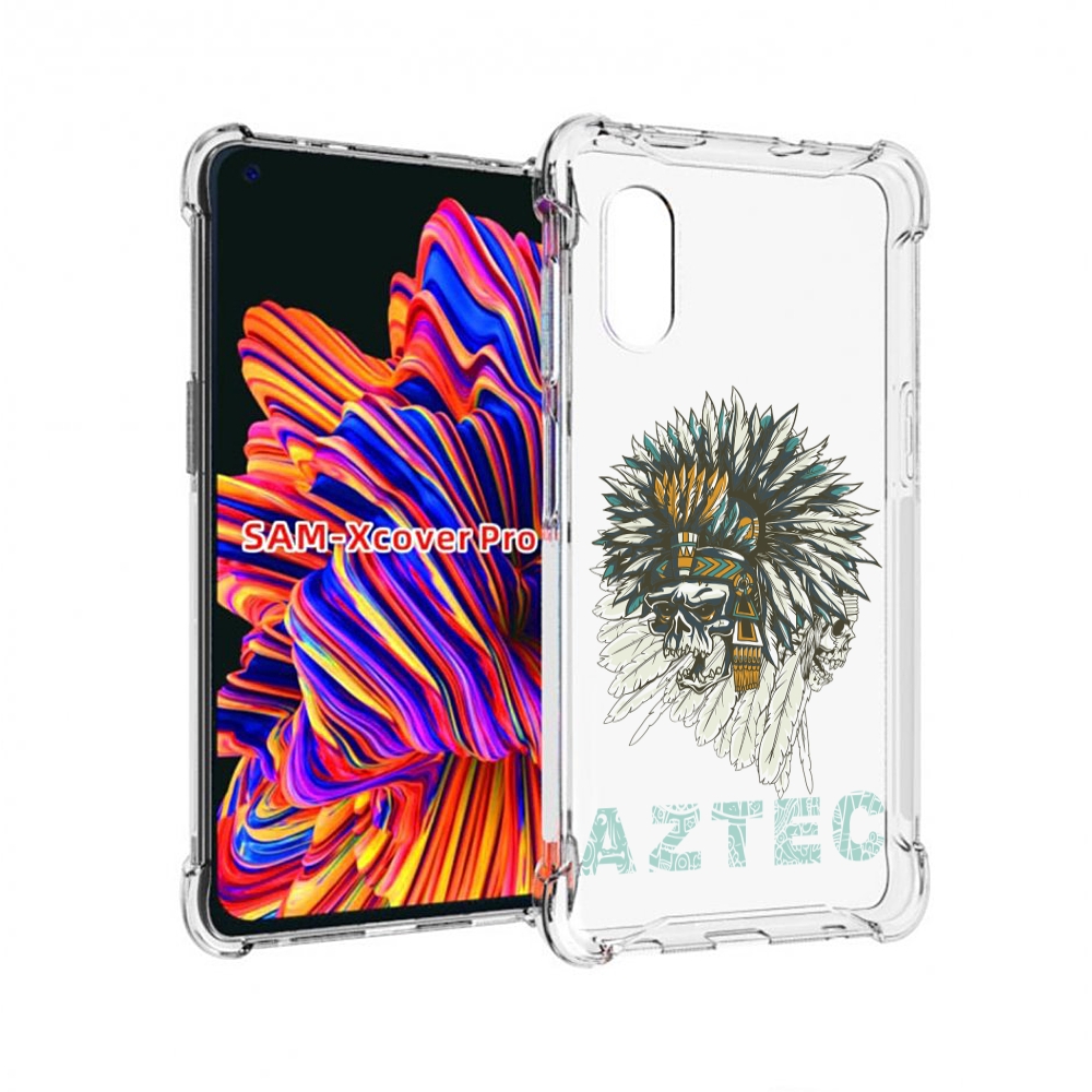 

Чехол MyPads скелет индеец для Samsung Galaxy Xcover Pro 1, Прозрачный, Tocco