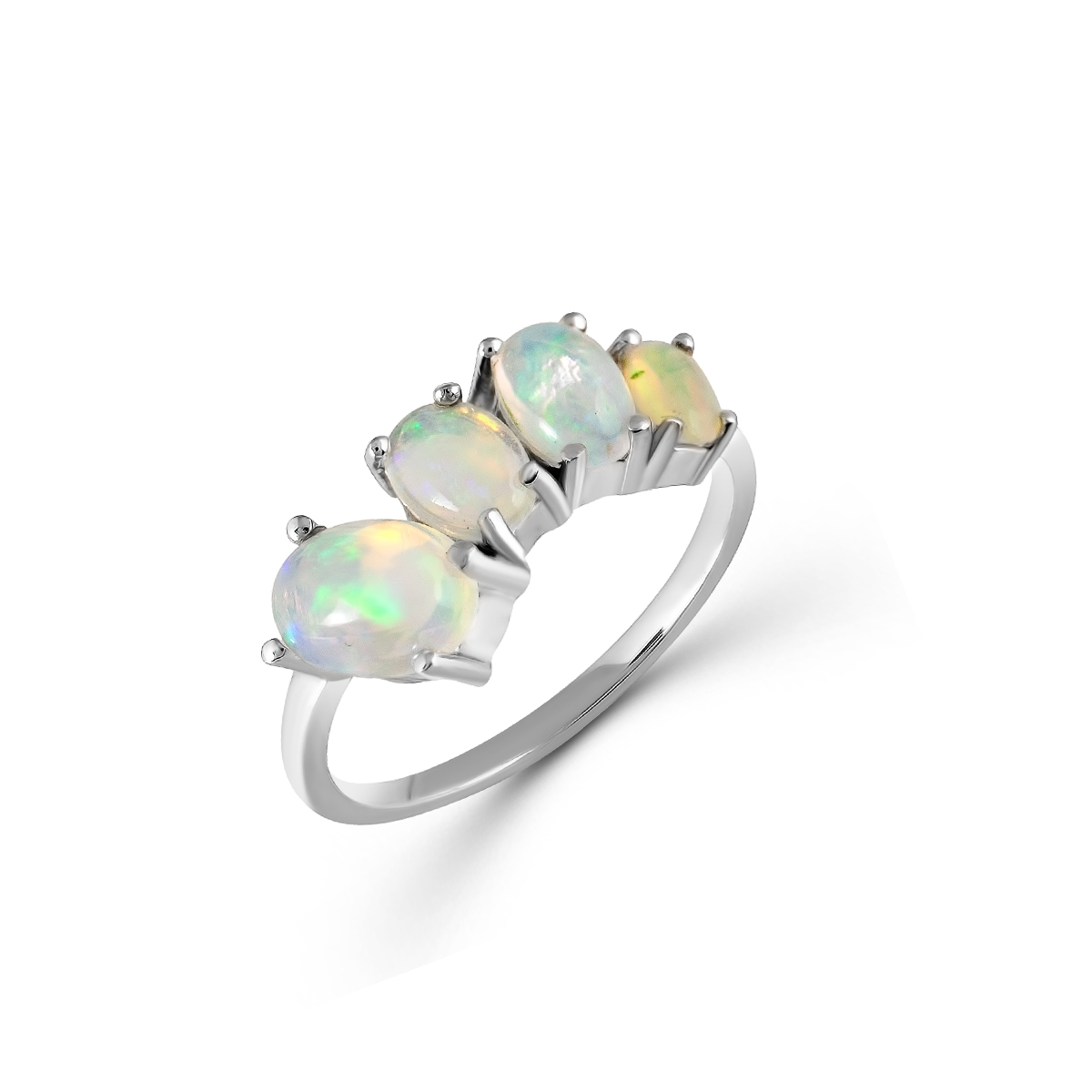 

Кольцо из серебра р. 19 Balex Jewellery 1410931850, опал, 1410931850