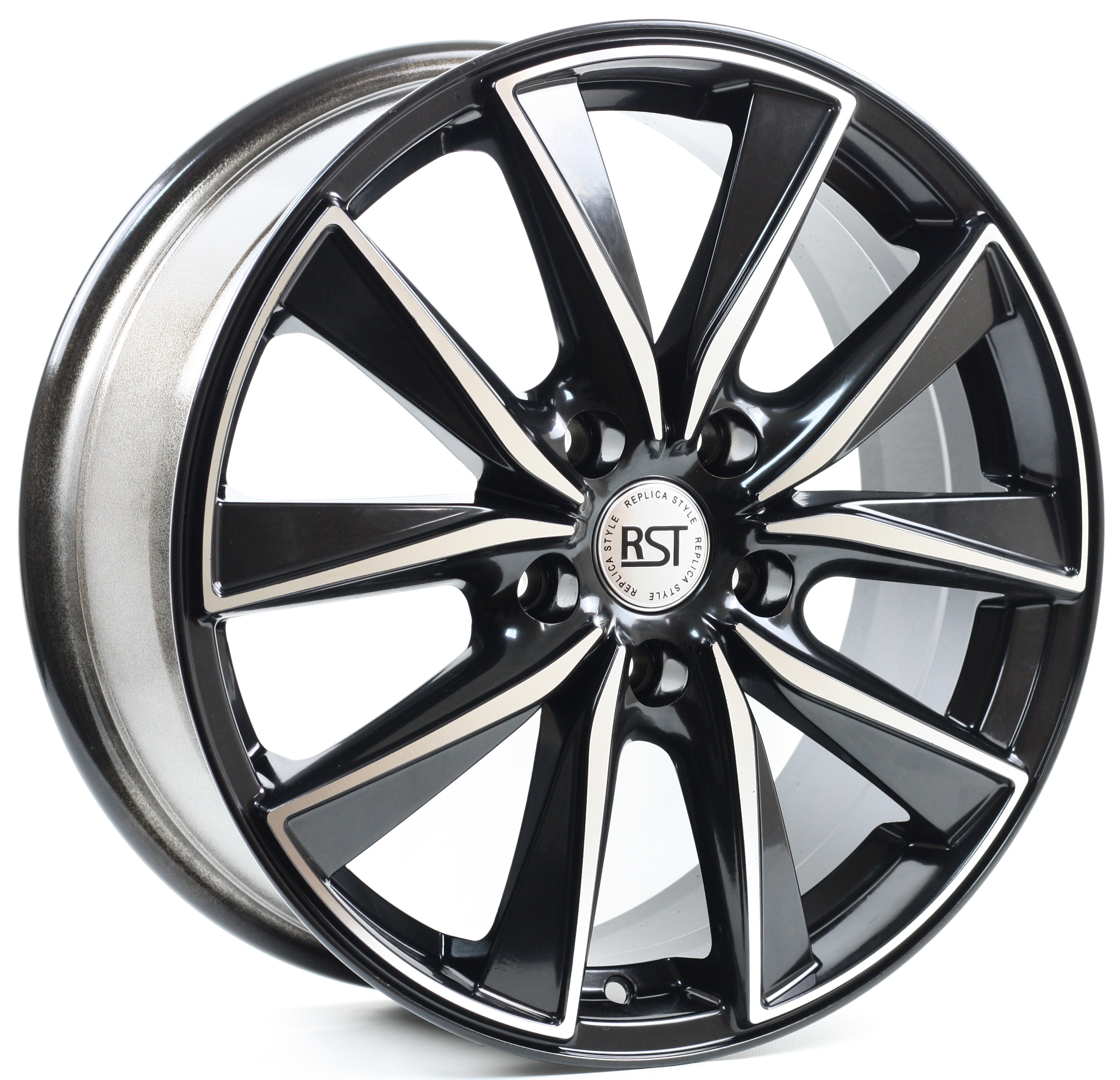 

Диск RST R057 7x17 5x114,3 ET45 DIA 67,1 BD, Черный, R057