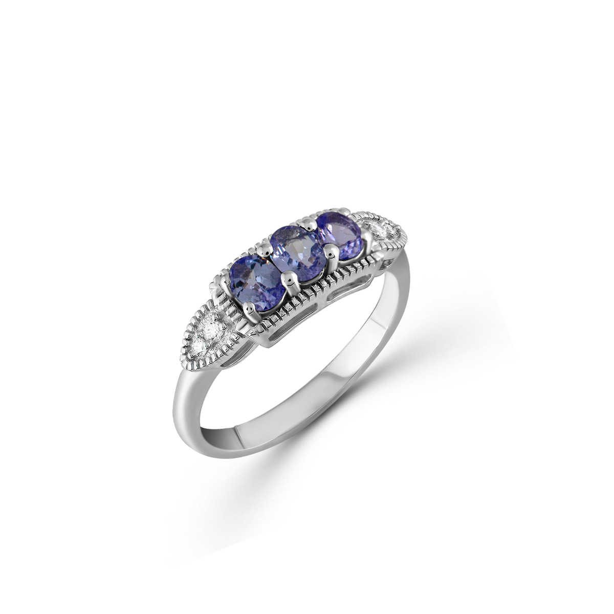 

Кольцо из серебра р.  Balex Jewellery 1410931856, танзанит\фианит, 1410931856