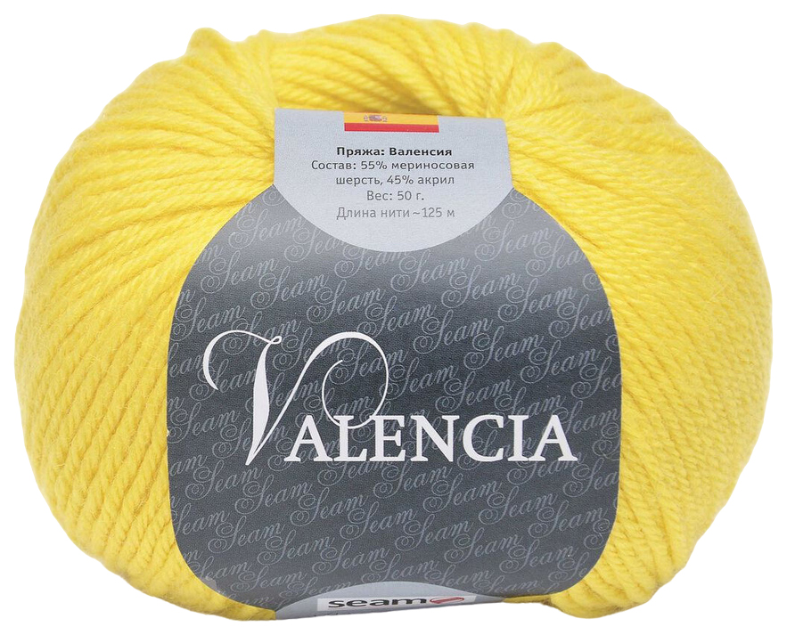 

Пряжа SEAM VALENCIA (278), светло-желтый, 5 шт. по 50 г