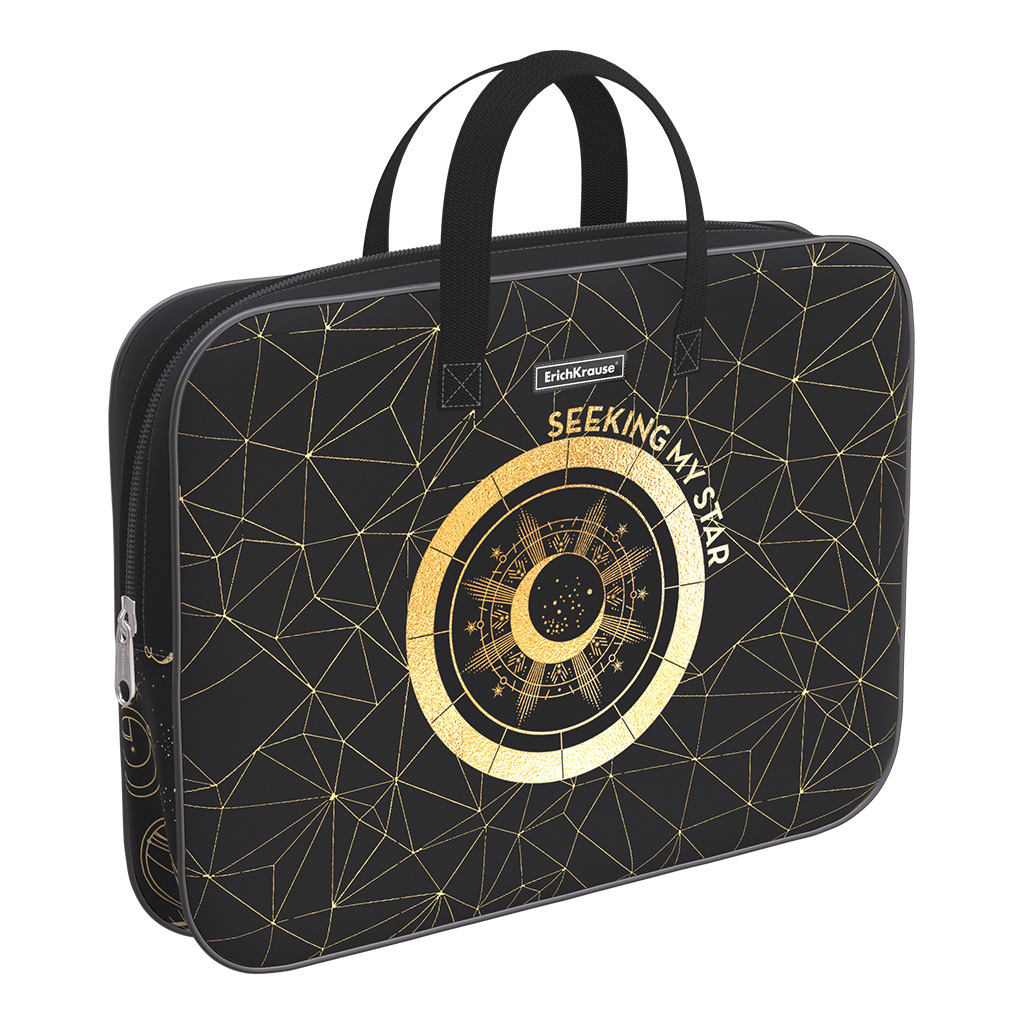 

Папка ErichKrause Magic Sky A4+ на молнии текстиль с ручками, Разноцветный, с ручками-5