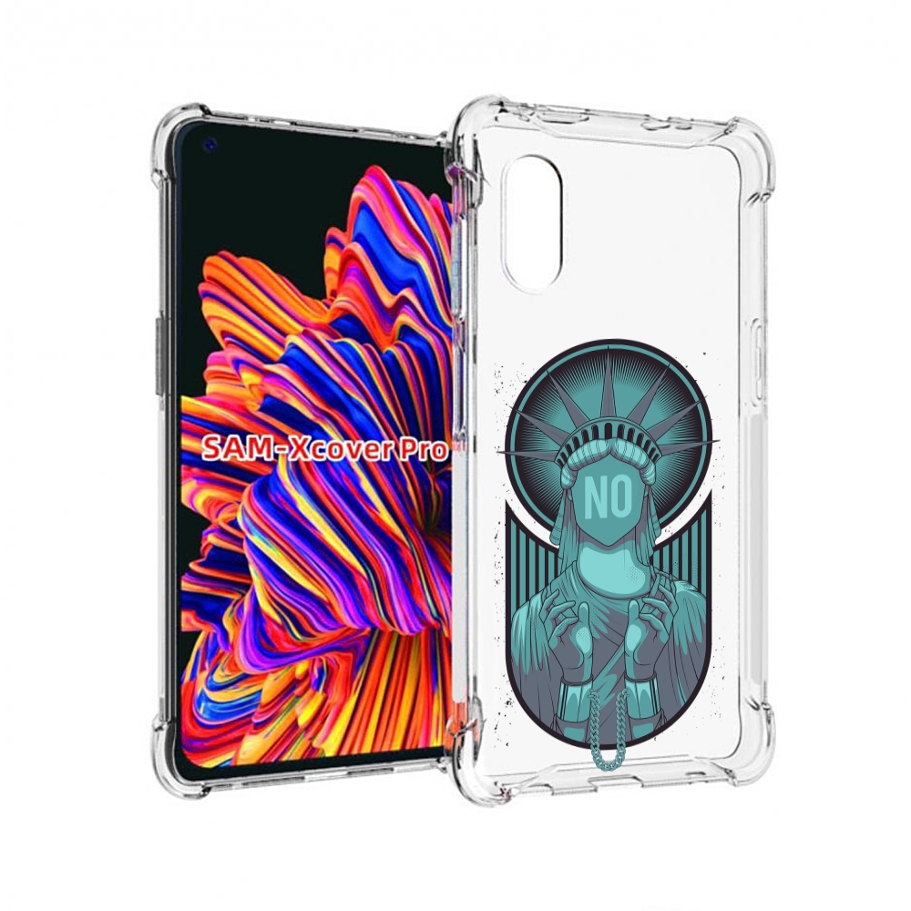 

Чехол MyPads статуя свободы зеленый для Samsung Galaxy Xcover Pro 1, Прозрачный, Tocco