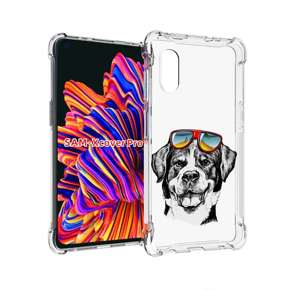 

Чехол MyPads счастливая собака для Samsung Galaxy Xcover Pro 1, Прозрачный, Tocco