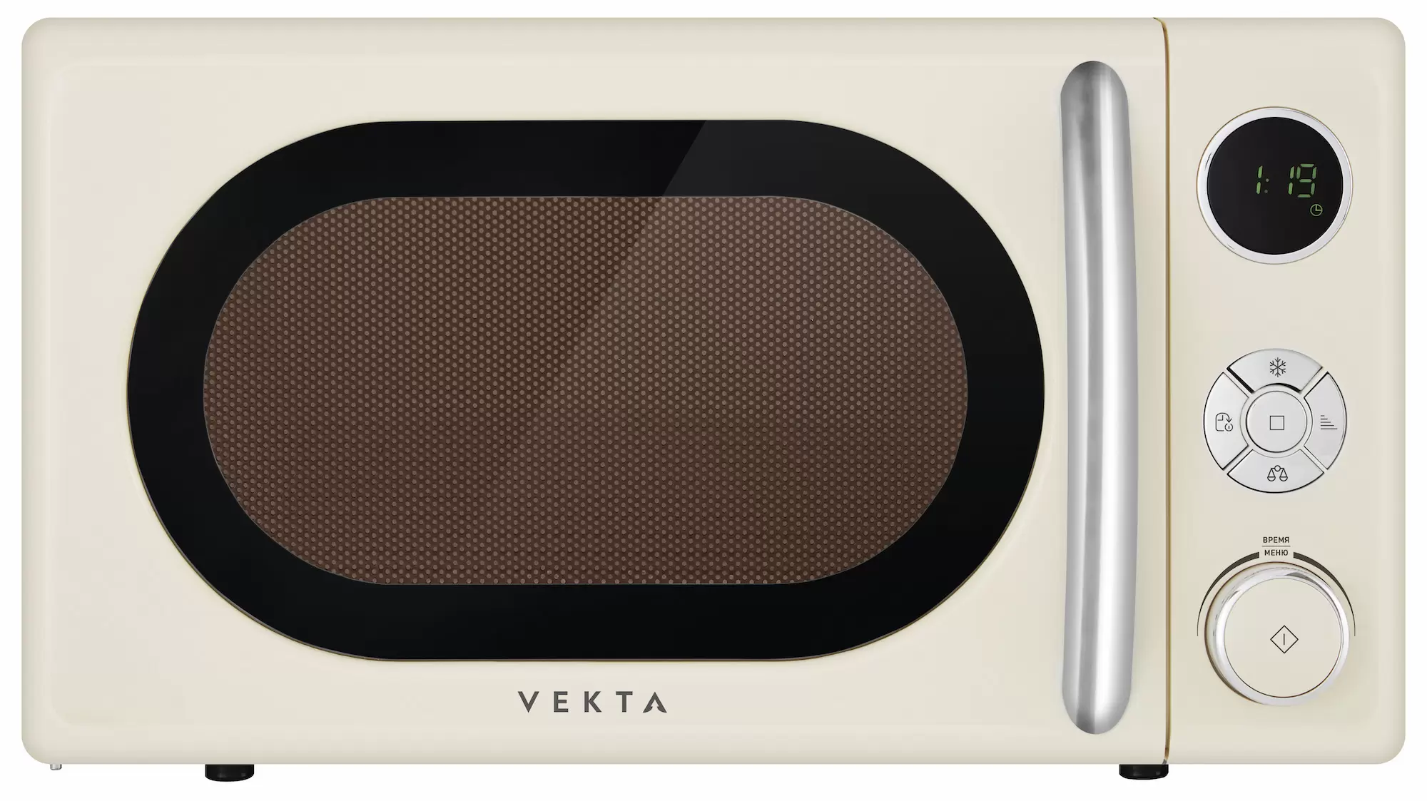 фото Микроволновая печь соло vekta ts720brc бежевый