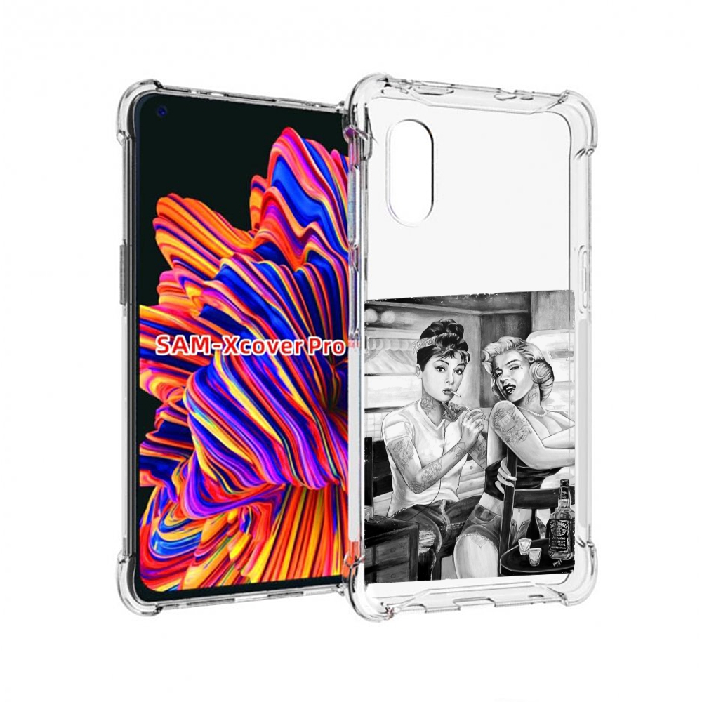 

Чехол MyPads тату мастер для Samsung Galaxy Xcover Pro 1, Прозрачный, Tocco