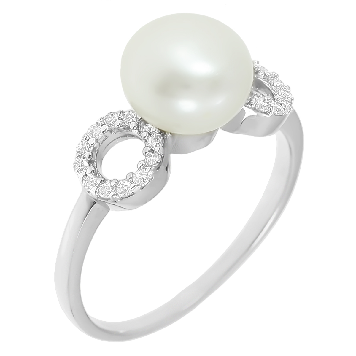 

Кольцо из серебра р.  Balex Jewellery 1422910052, жемчуг культивированный\фианит, 1422910052