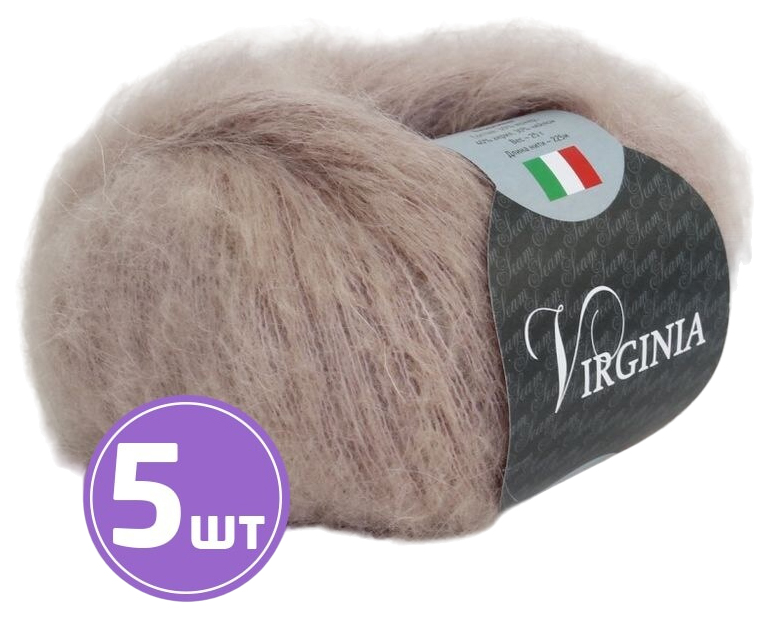 

Пряжа SEAM Virginia (10), фрез, 5 шт. по 25 г, Бежевый