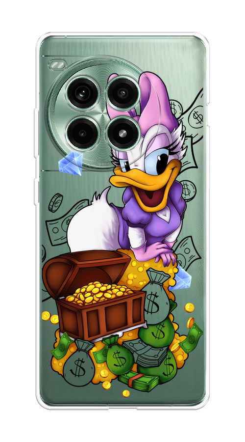 

Чехол на OnePlus Ace 3 Pro "Rich Daisy Duck", Коричневый;белый;фиолетовый, 155150-1