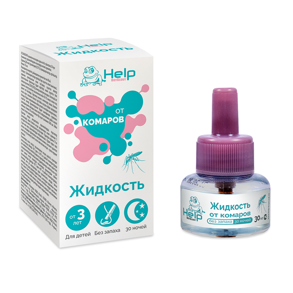 Жидкость для фумигатора HELP 80524 30 ночей