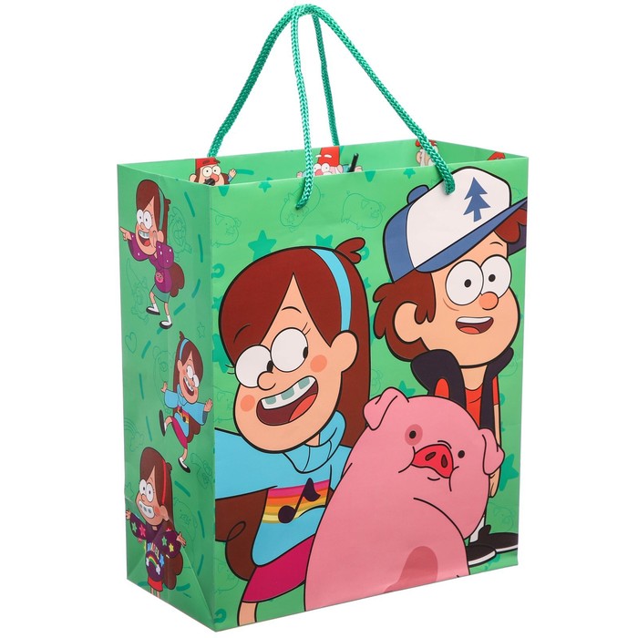 

Пакет ламинированный вертикальный, 23 х27х11,5 см, Гравити Фолз, Разноцветный