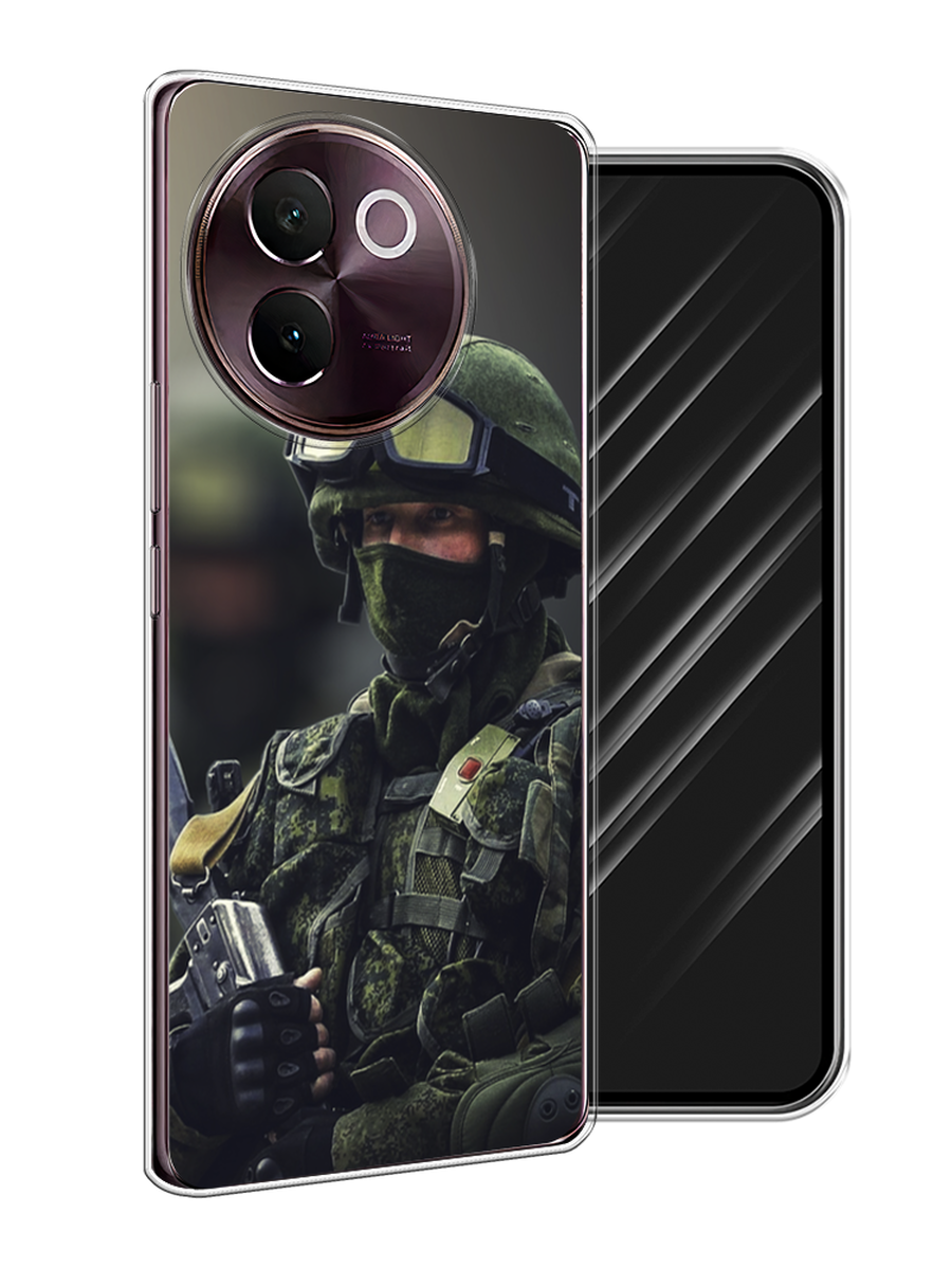 

Чехол Awog на Vivo V30e "Солдат", Зеленый;серый, 2610550-1