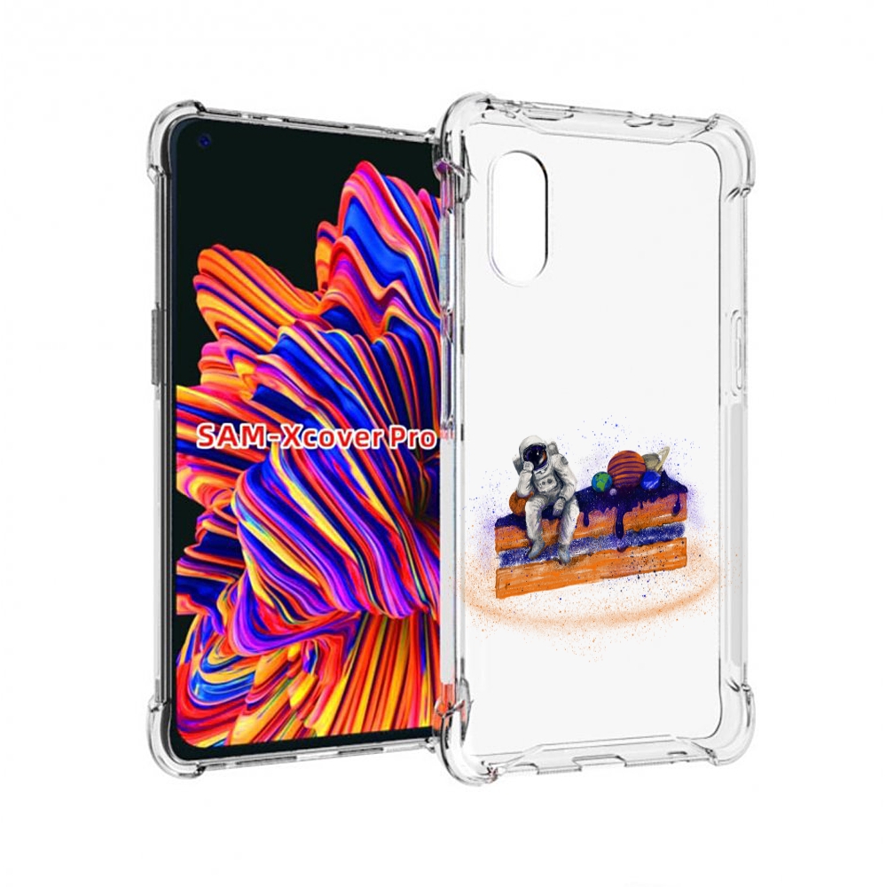 

Чехол MyPads торт с планетами для Samsung Galaxy Xcover Pro 1, Прозрачный, Tocco
