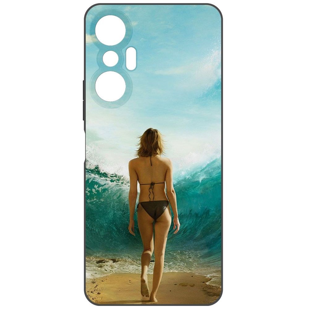 

Чехол-накладка Софт Купальник женский для Infinix Hot 20S