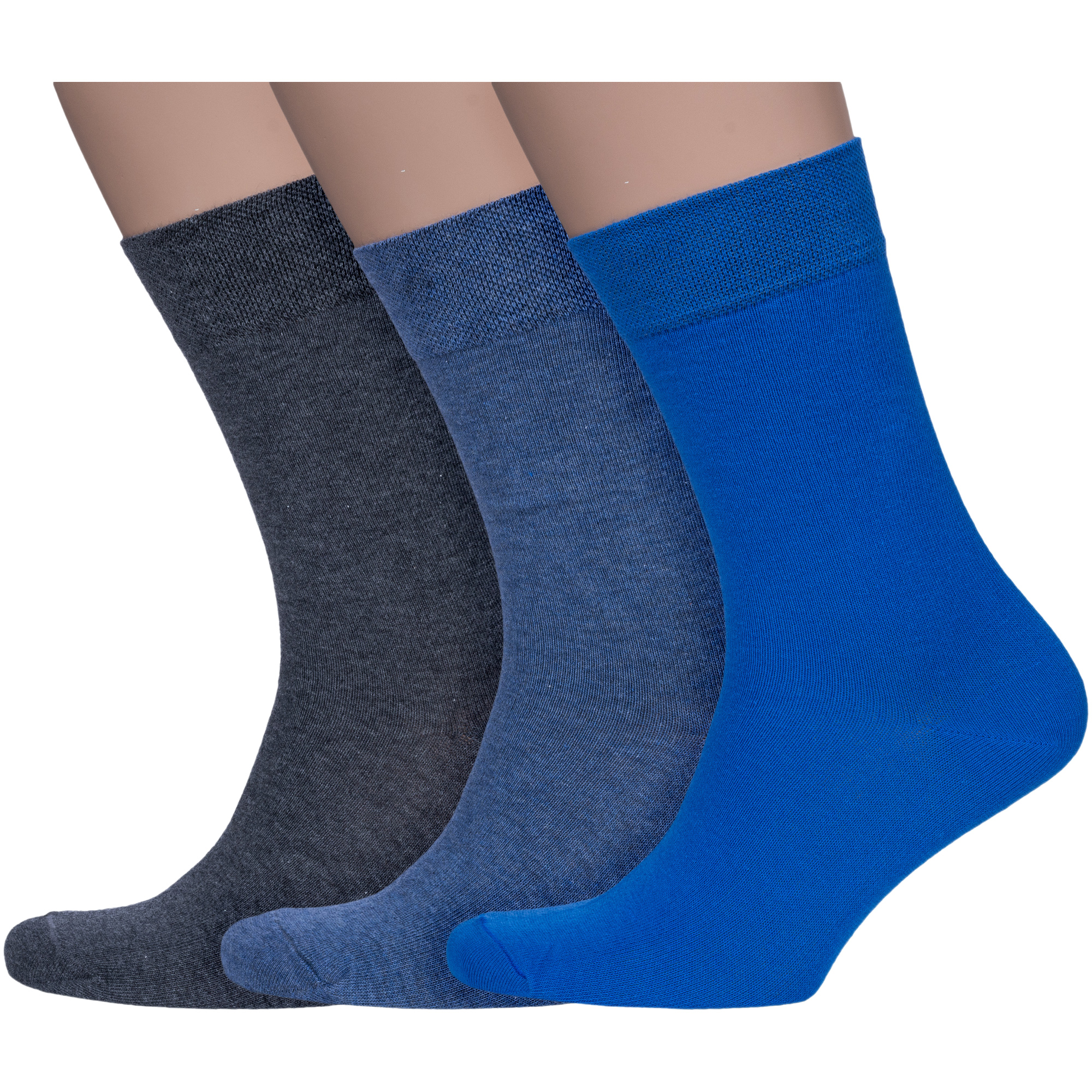 Комплект носков мужских НАШЕ 3-522С11 серых; синих 25