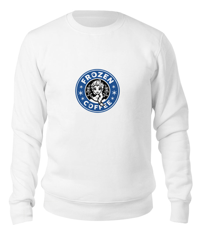 

Свитшот Printio Frozen coffee белый 2XL, Frozen coffee