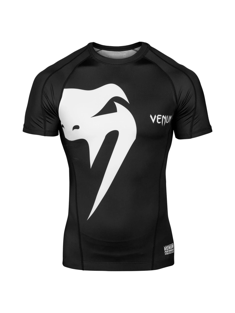 фото Рашгард venum giant s/s black/black, s int