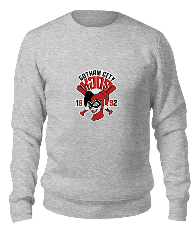 

Свитшот Printio Харли квинн (harley quinn) серый 2XL, Харли квинн (harley quinn)