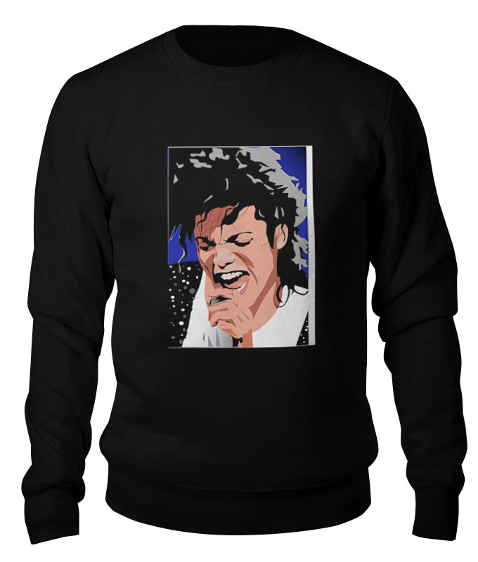 

Свитшот Printio Michael jackson черный 2XL, Michael jackson