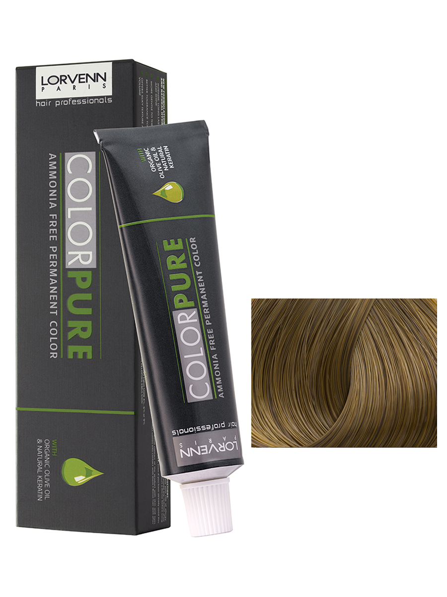 фото Краска lorvenn hair professionals color pure 10.31 очень светлый медовый блондин 50 мл