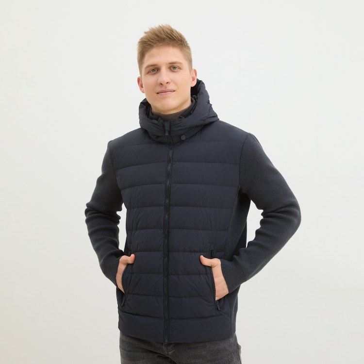 

Куртка мужская Maison David MLY23-0606M синяя M, Синий, MLY23-0606M
