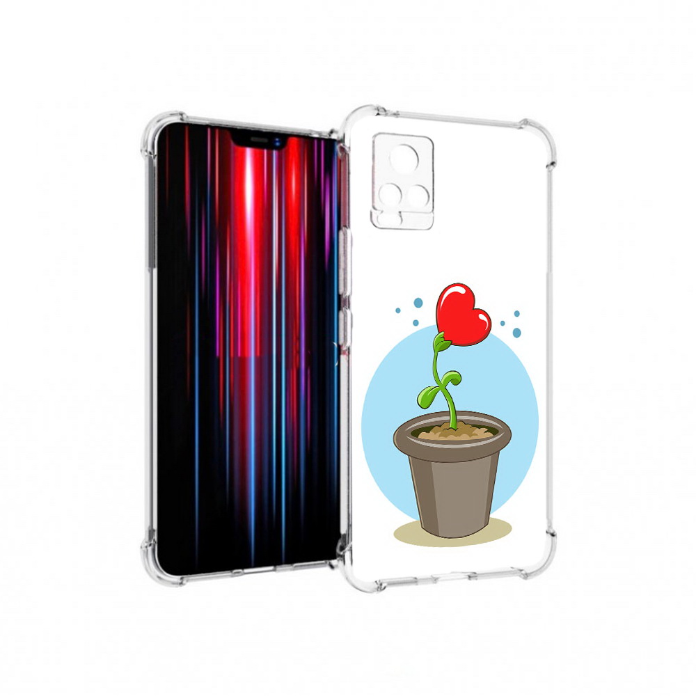 

Чехол MyPads Tocco для Vivo V20 PRO Растение любви 14 февраля (PT226964.386.145), Прозрачный, Tocco